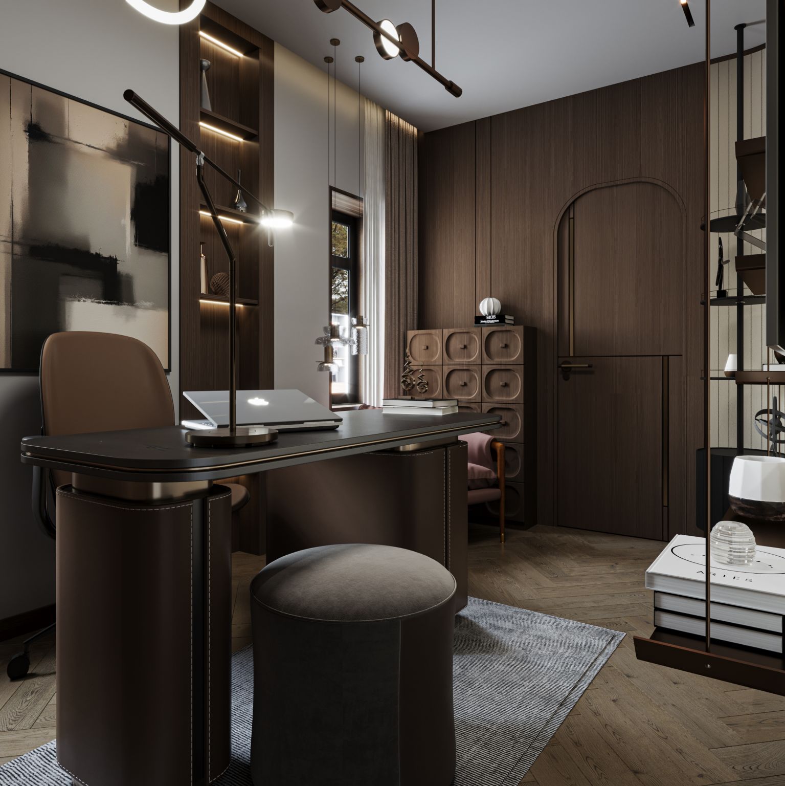 The Study interior view 2