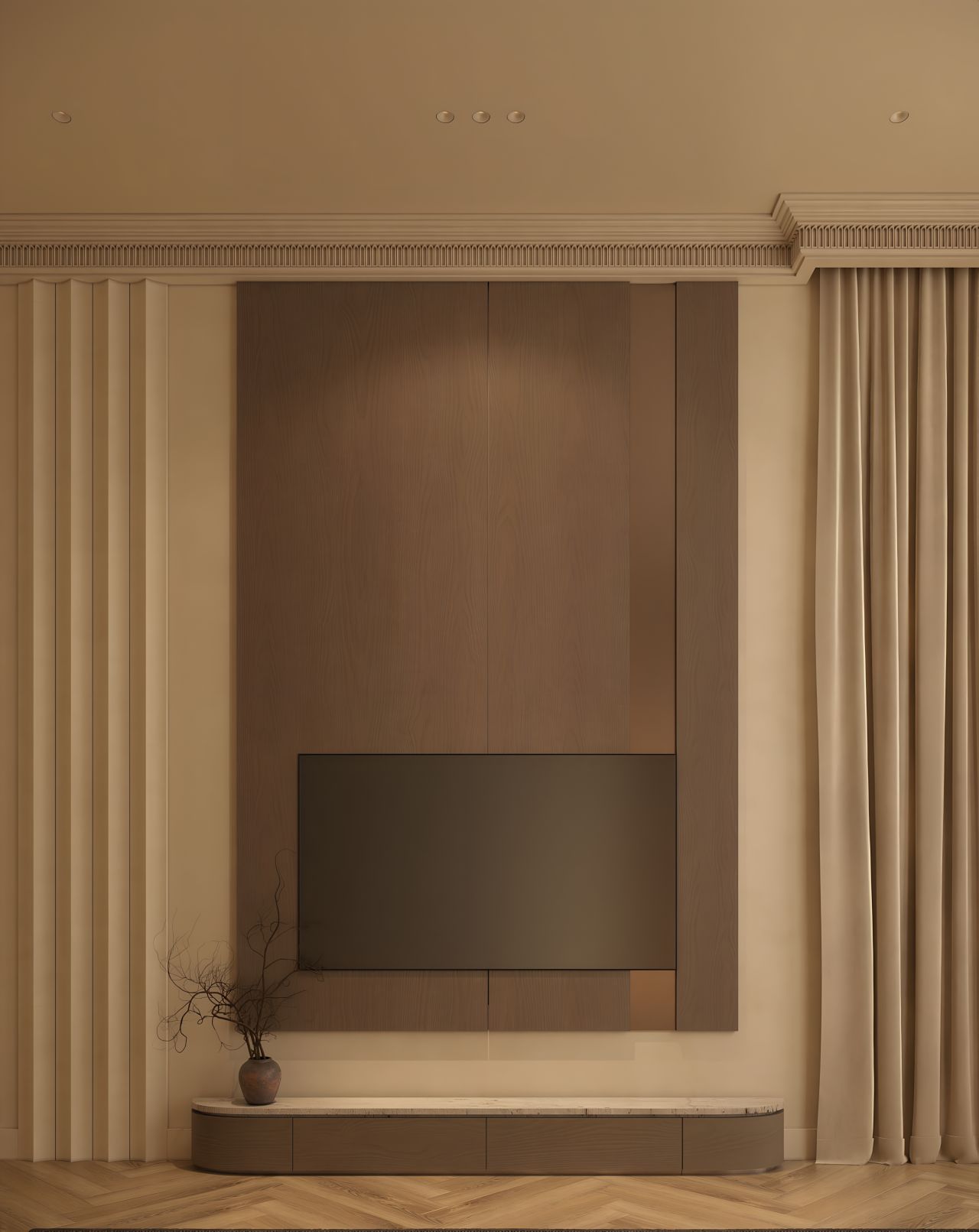 Beige Master Suite interior view 4