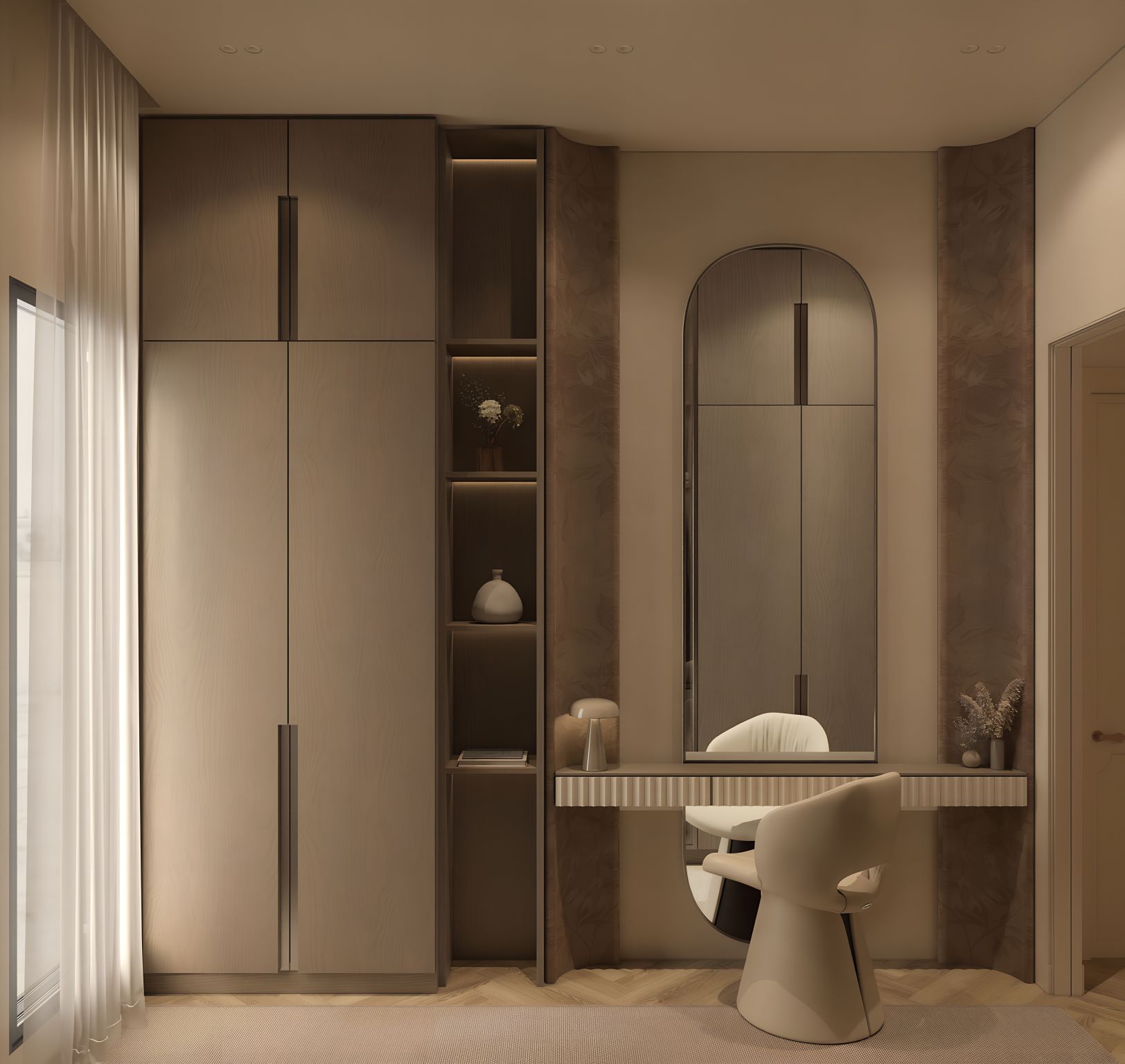 Beige Master Suite interior view 5
