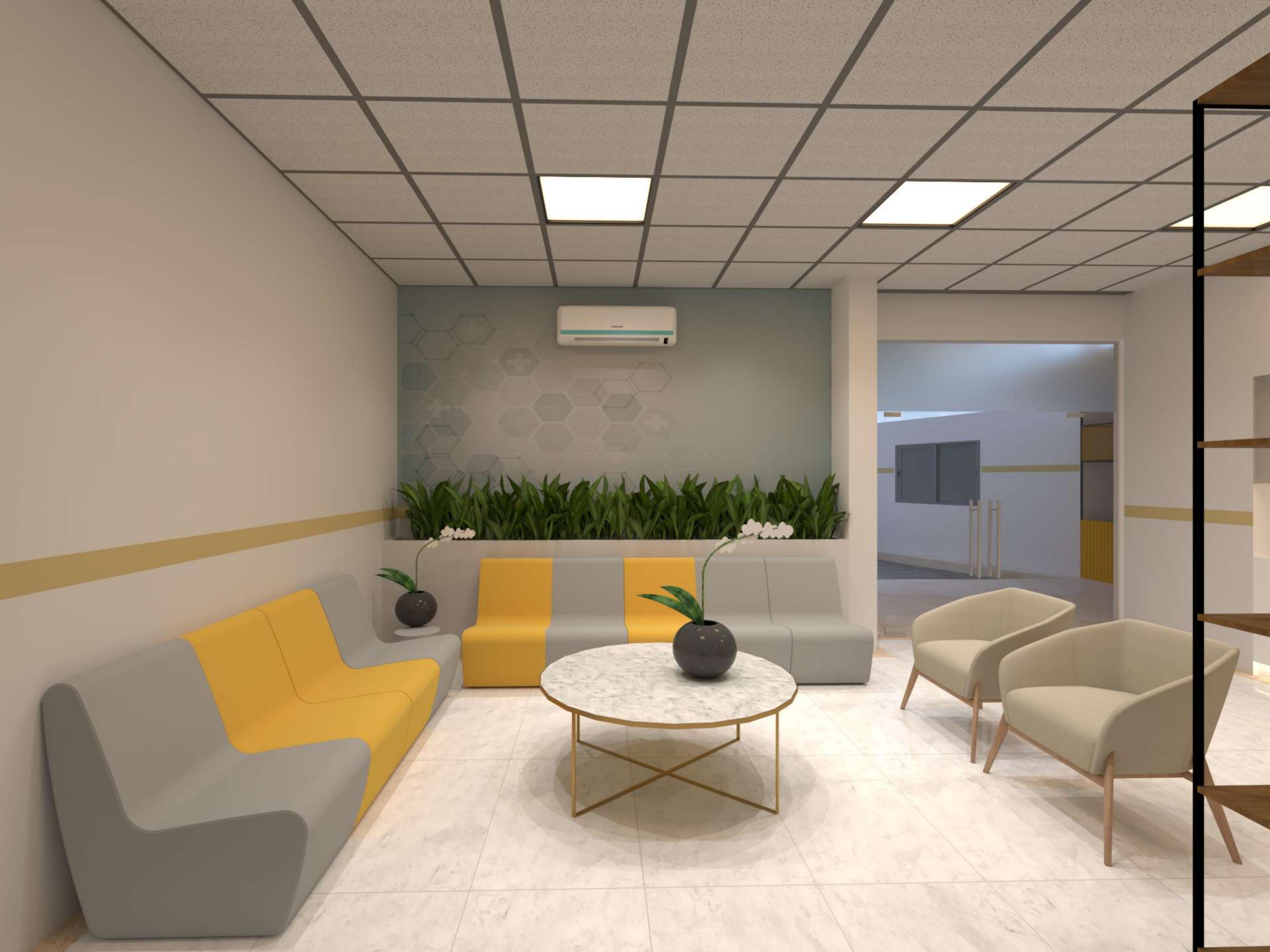 CureAfya Polyclinic — Commercial interior in Waiting Lounge, Africab